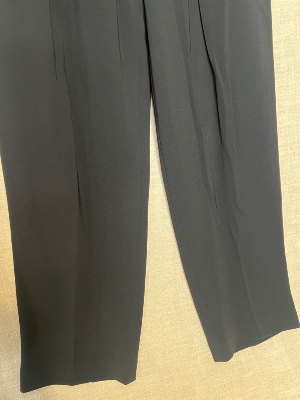 Aritzia Babaton Metropolis Black Belted Wide-Leg Trousers - Picture 6 of 8